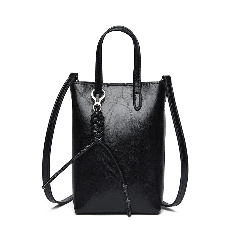Simple and fashionable crossbody mobile phone bag single shoulder handbag small bag women's bag