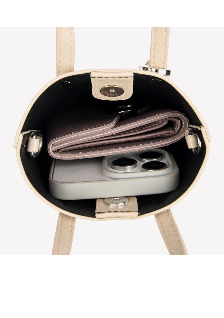 Simple and fashionable crossbody mobile phone bag single shoulder handbag small bag women's bag
