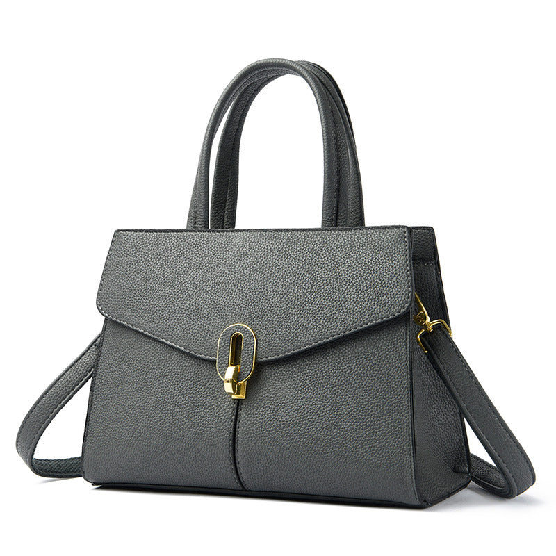 Simple and elegant large-capacity ladies' high-end handbag