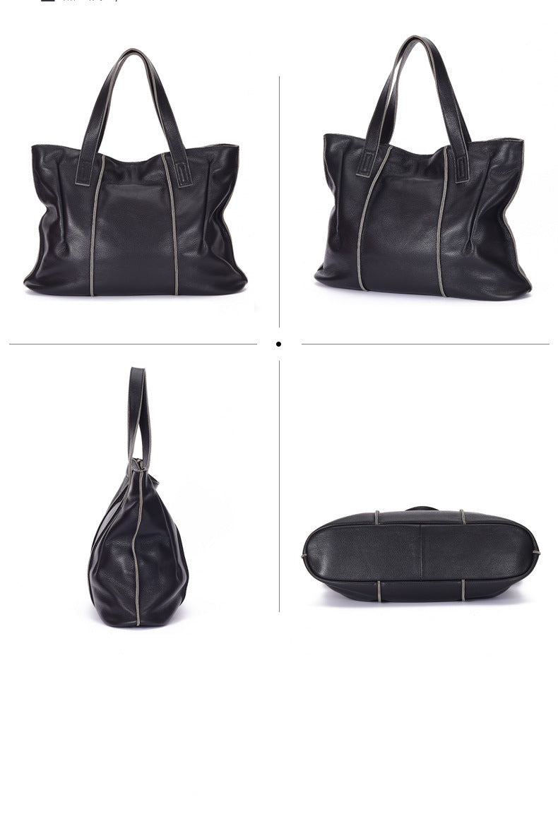 Simple fashion hand-held tote bag ladies bag