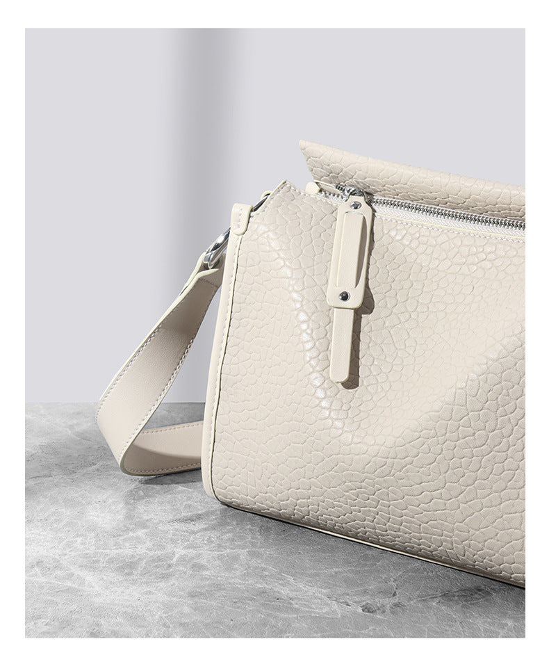Niche pillow bag small handbag genuine leather shoulder bag