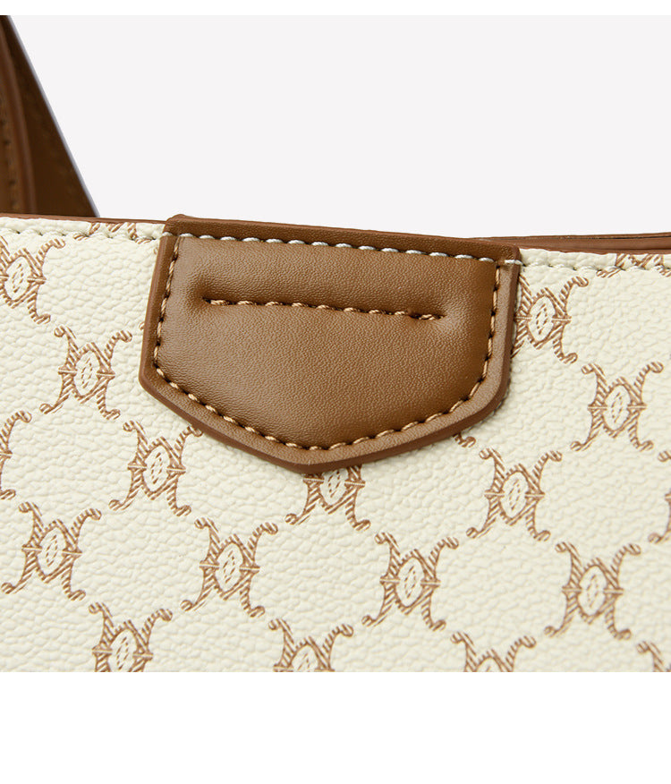 Large Capacity Tote Bag Printed Shoulder Crossbody Bag Handbag for Women
