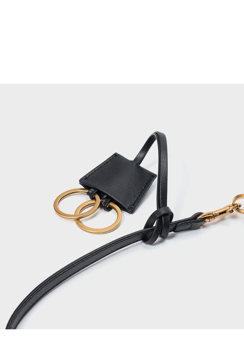 Small genuine leather handbag high-end shoulder messenger bag