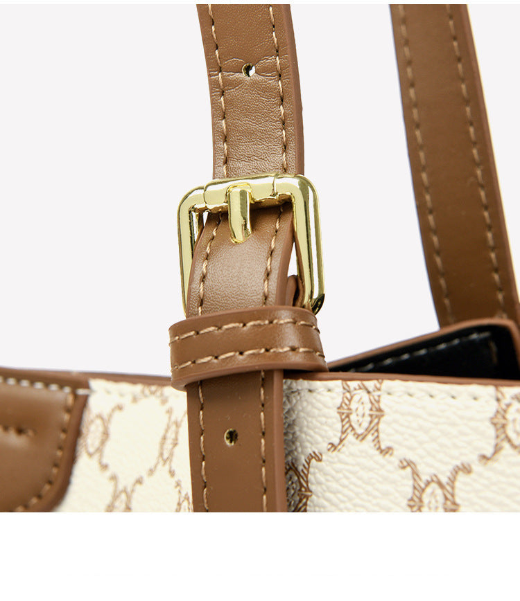 Large Capacity Tote Bag Printed Shoulder Crossbody Bag Handbag for Women