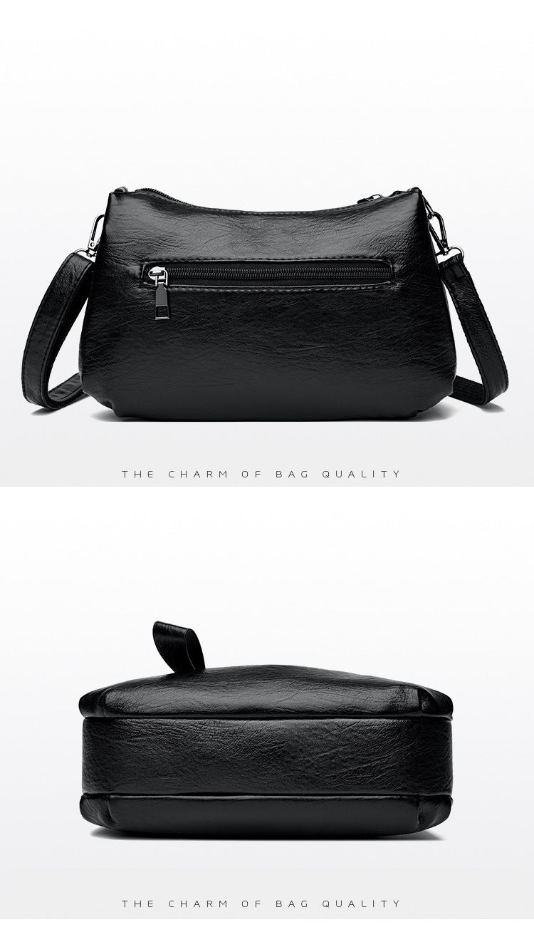 Waterproof and dirt-resistant fashionable women's shoulder messenger bag simple trend bag