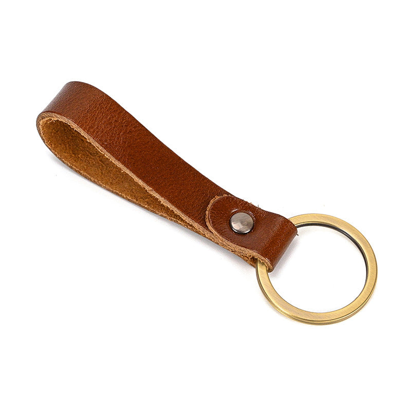 Genuine leather original personalized retro bag pendant