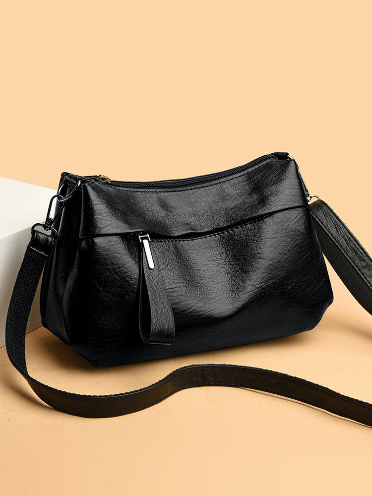 Waterproof and dirt-resistant fashionable women's shoulder messenger bag simple trend bag