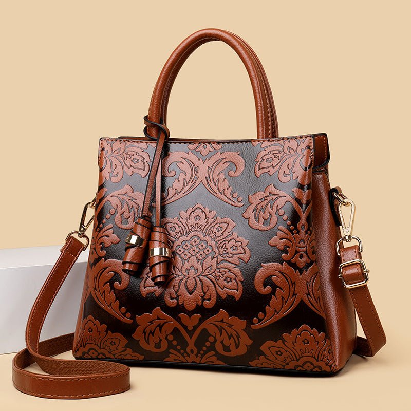 Crossbody shoulder bag embroidered women's bag
