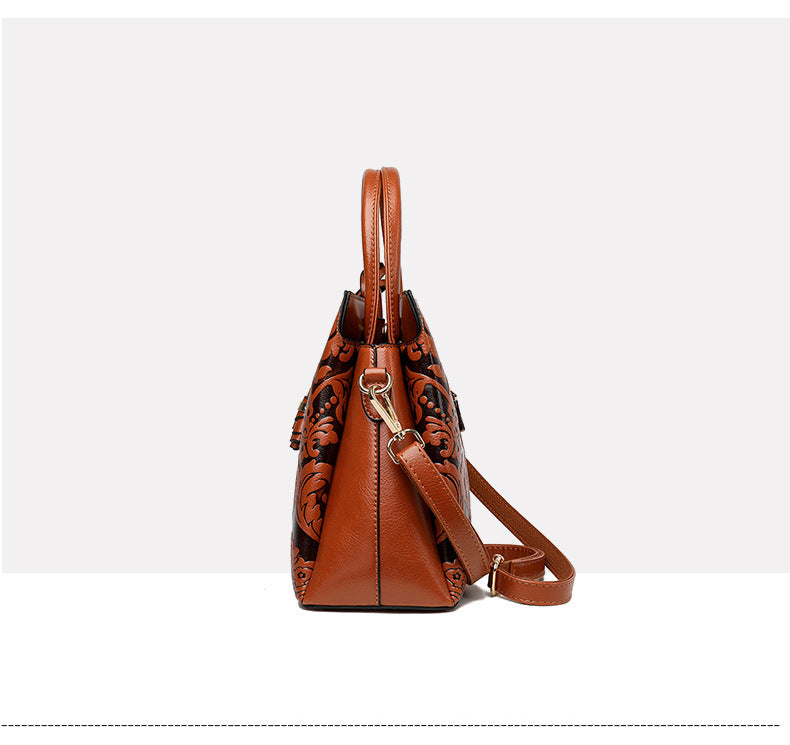 Crossbody shoulder bag embroidered women's bag