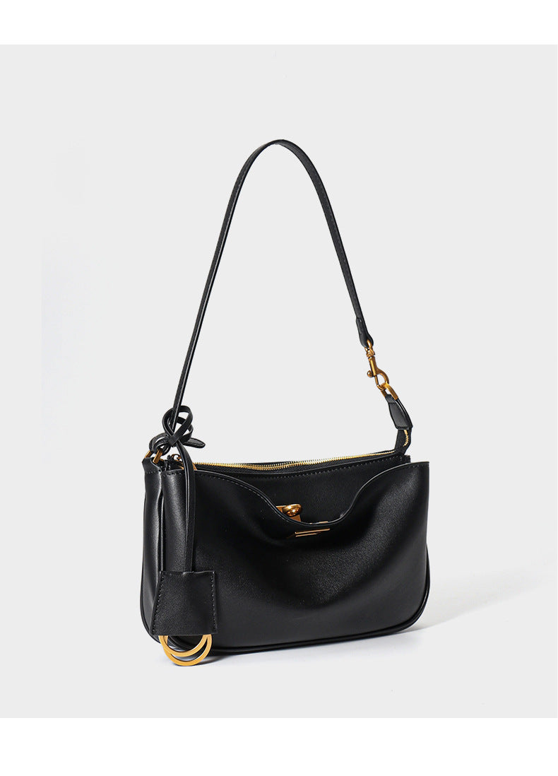 Small genuine leather handbag high-end shoulder messenger bag
