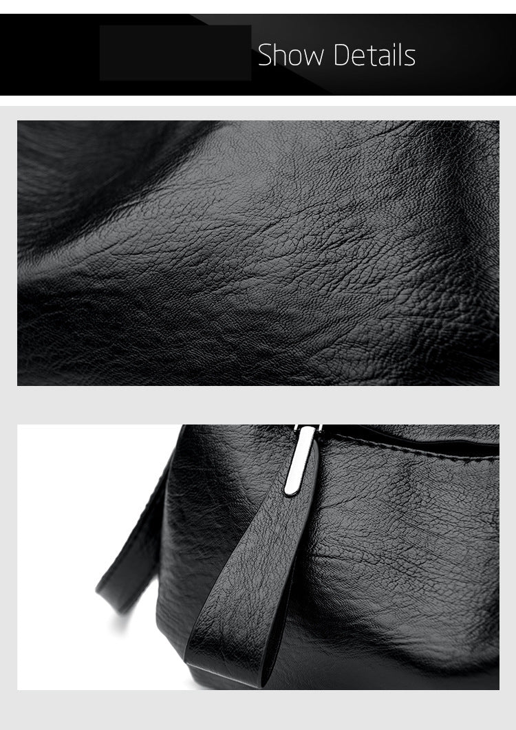 Waterproof and dirt-resistant fashionable women's shoulder messenger bag simple trend bag