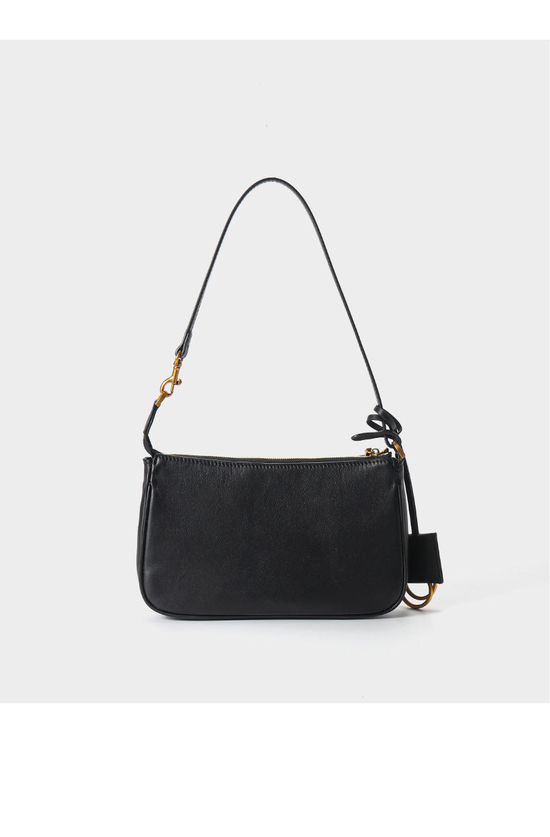 Small genuine leather handbag high-end shoulder messenger bag