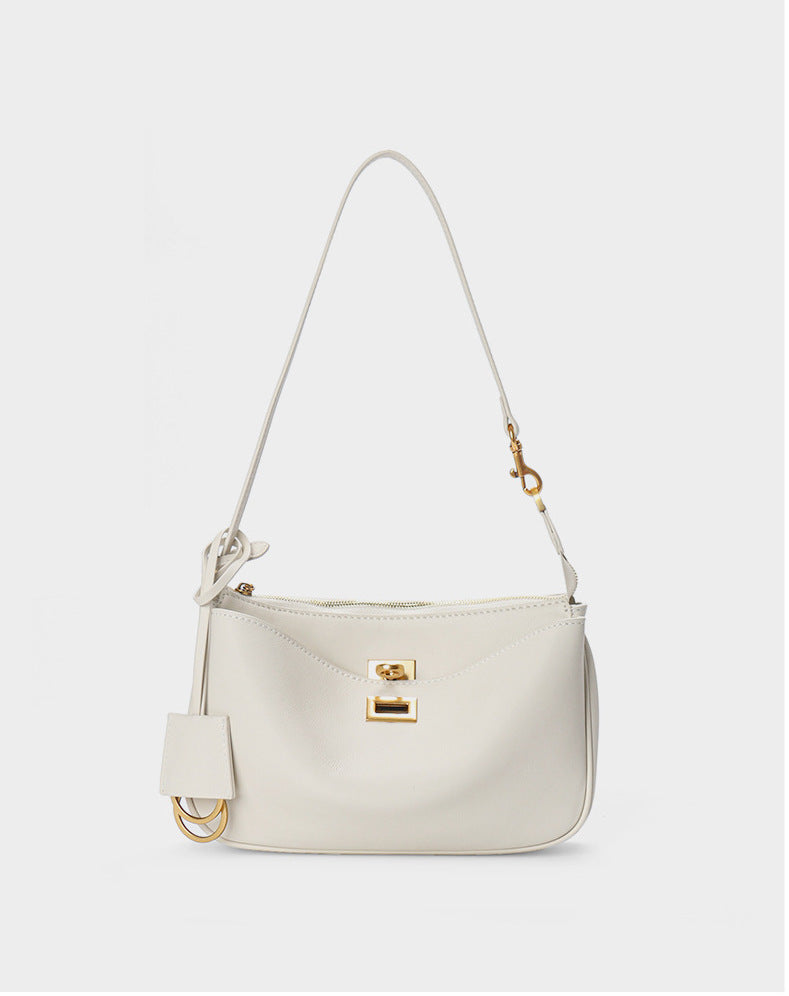 Small genuine leather handbag high-end shoulder messenger bag