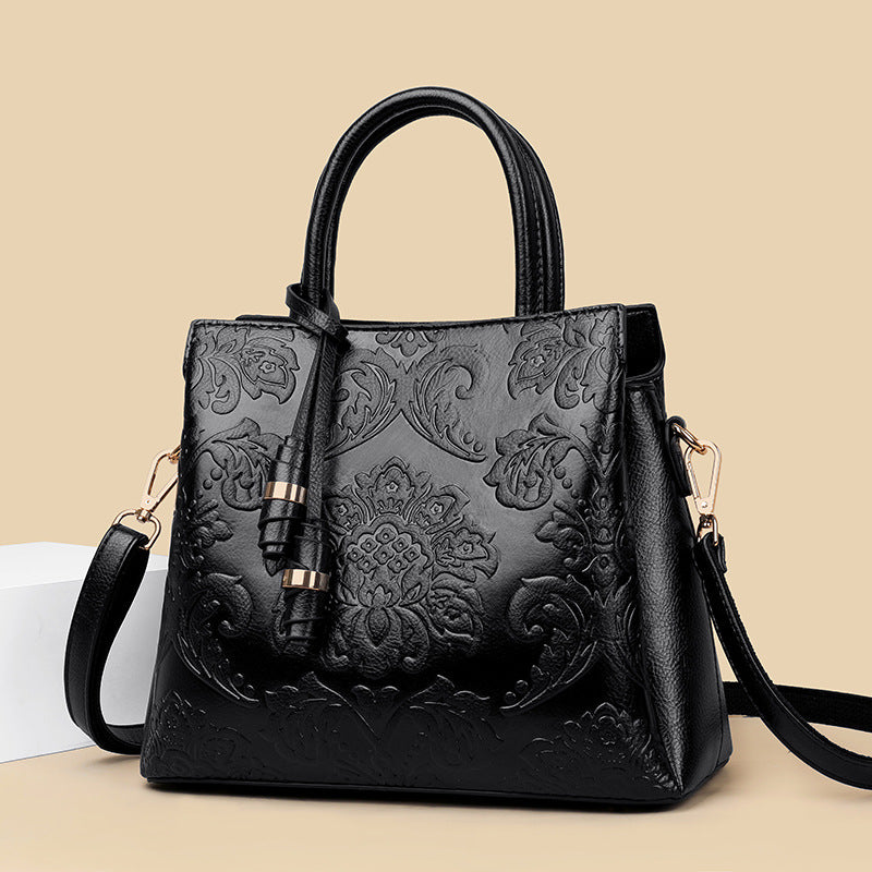 Crossbody shoulder bag embroidered women's bag
