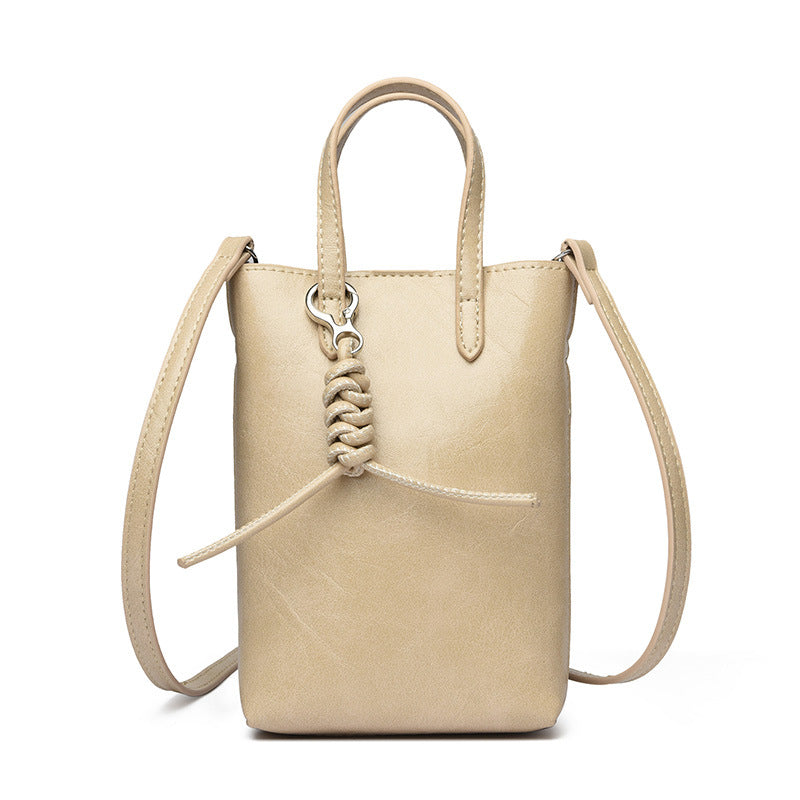 Simple and fashionable crossbody mobile phone bag single shoulder handbag small bag women's bag