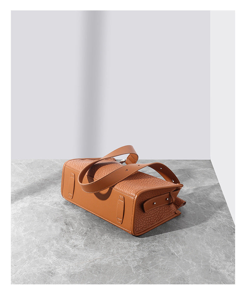 Niche pillow bag small handbag genuine leather shoulder bag