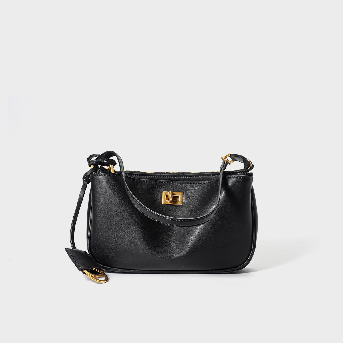 Small genuine leather handbag high-end shoulder messenger bag