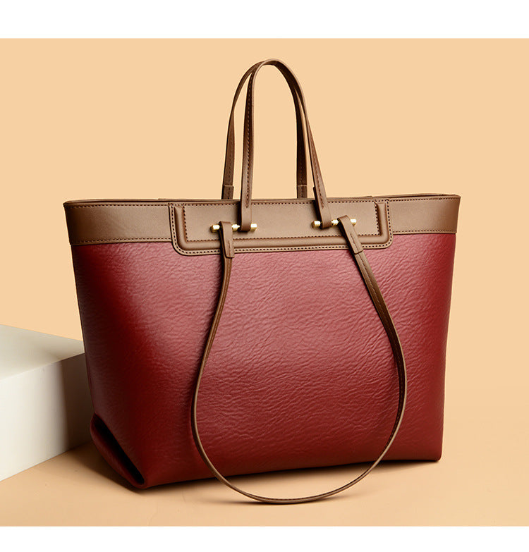 Western-style simple personality shoulder messenger bag handbag