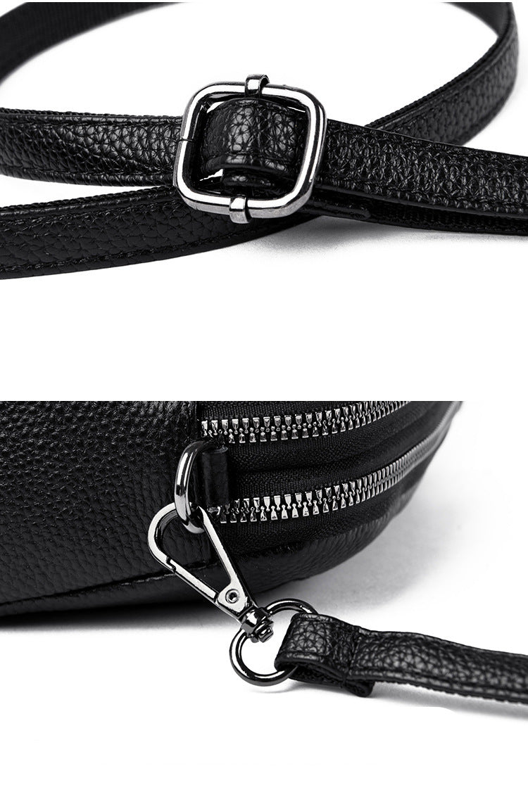 Genuine leather women's bag high-grade diamond-shaped ladies shoulder bag new style first layer cowhide crossbody bag handbag
