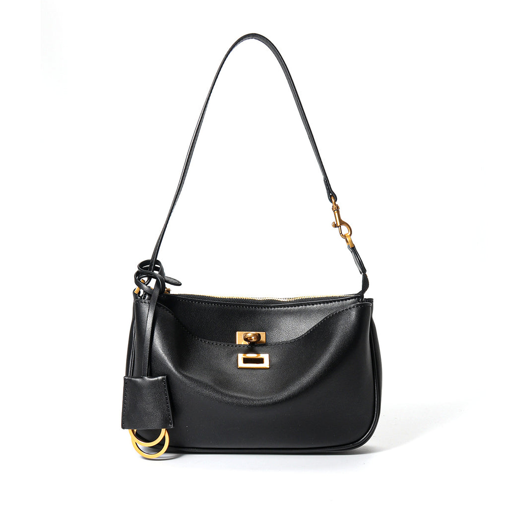 Small genuine leather handbag high-end shoulder messenger bag
