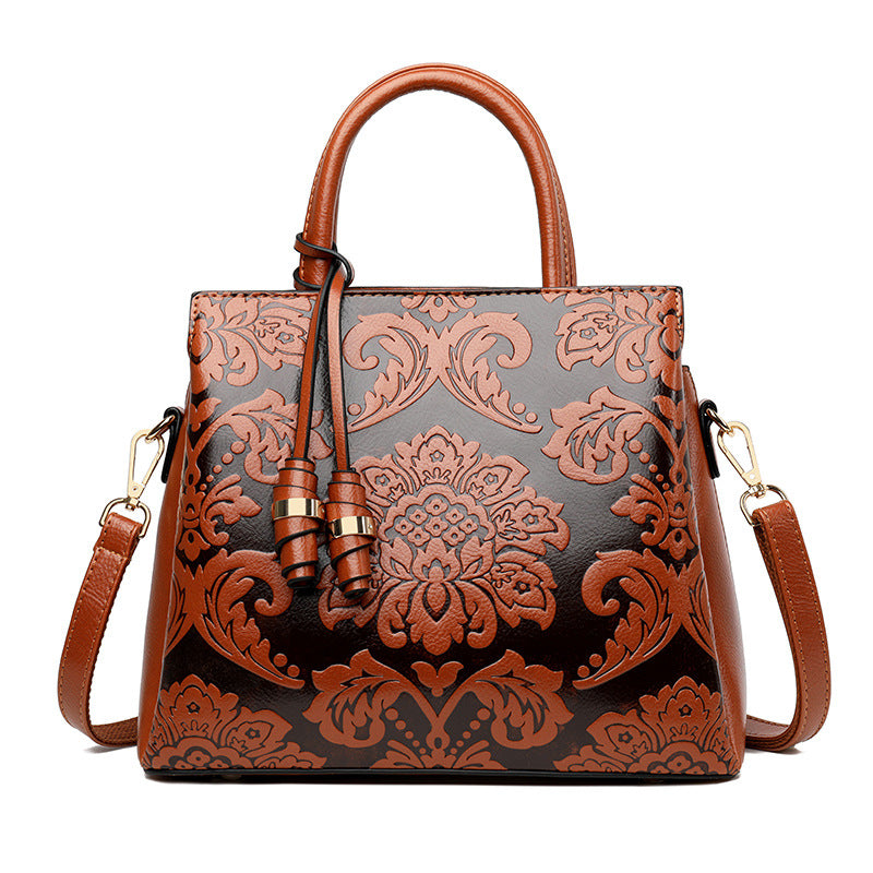 Crossbody shoulder bag embroidered women's bag