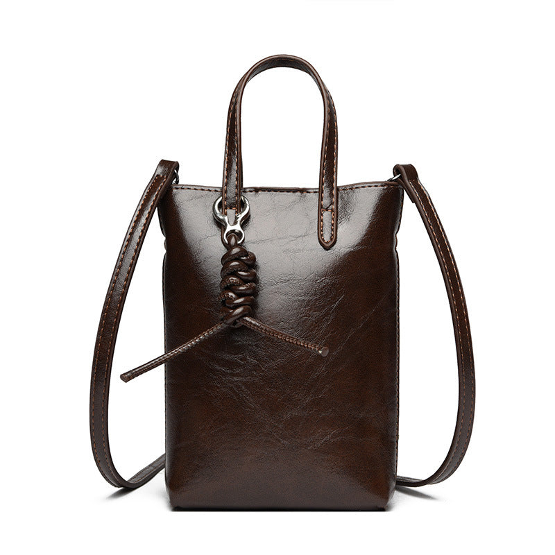 Simple and fashionable crossbody mobile phone bag single shoulder handbag small bag women's bag