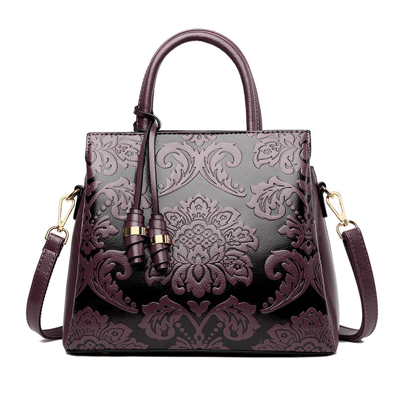 Crossbody shoulder bag embroidered women's bag