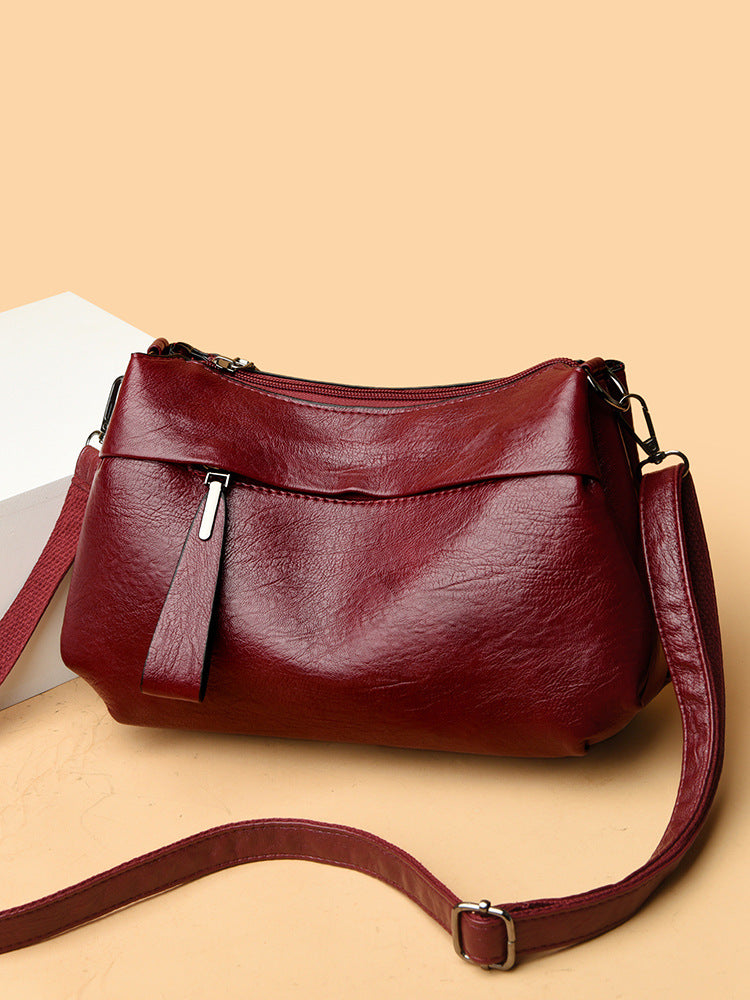 Waterproof and dirt-resistant fashionable women's shoulder messenger bag simple trend bag