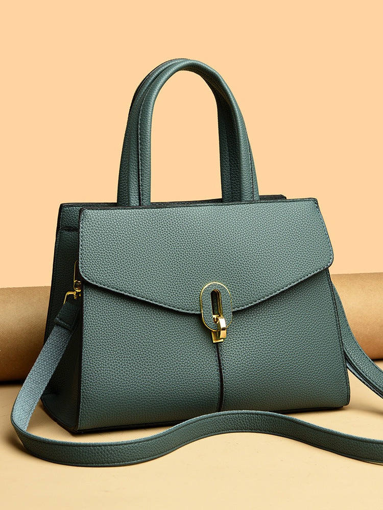 Simple and elegant large-capacity ladies' high-end handbag