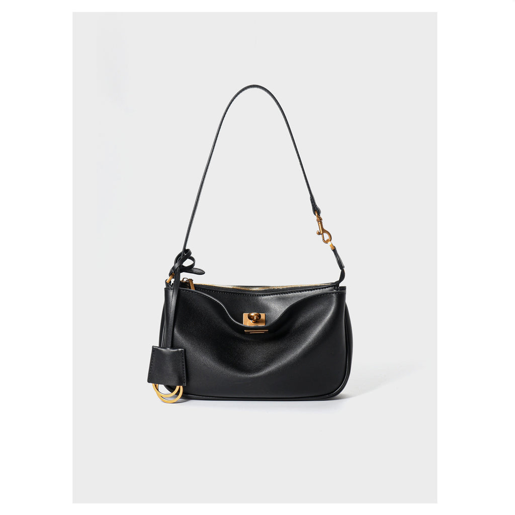 Small genuine leather handbag high-end shoulder messenger bag