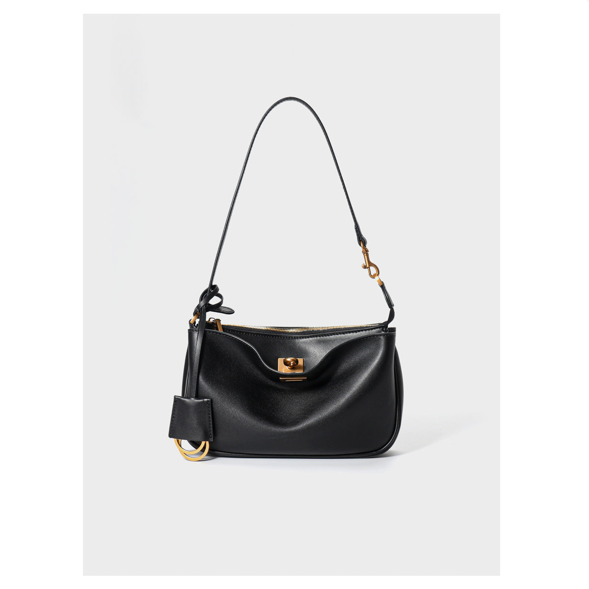 Small genuine leather handbag high-end shoulder messenger bag