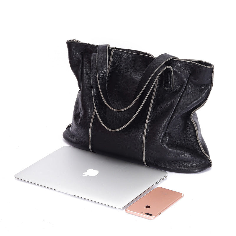 Simple fashion hand-held tote bag ladies bag