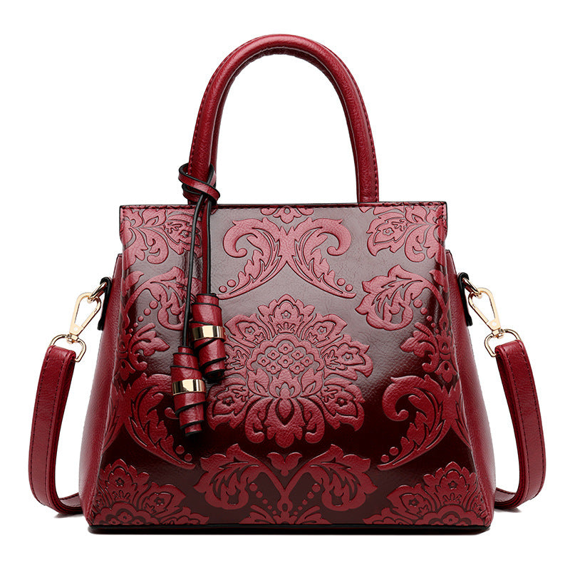 Crossbody shoulder bag embroidered women's bag