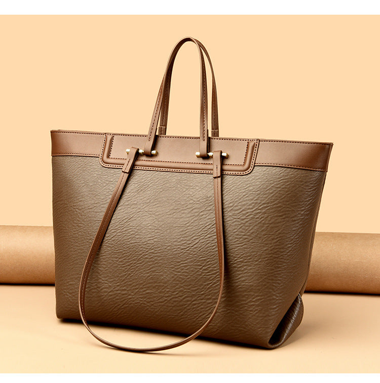 Western-style simple personality shoulder messenger bag handbag