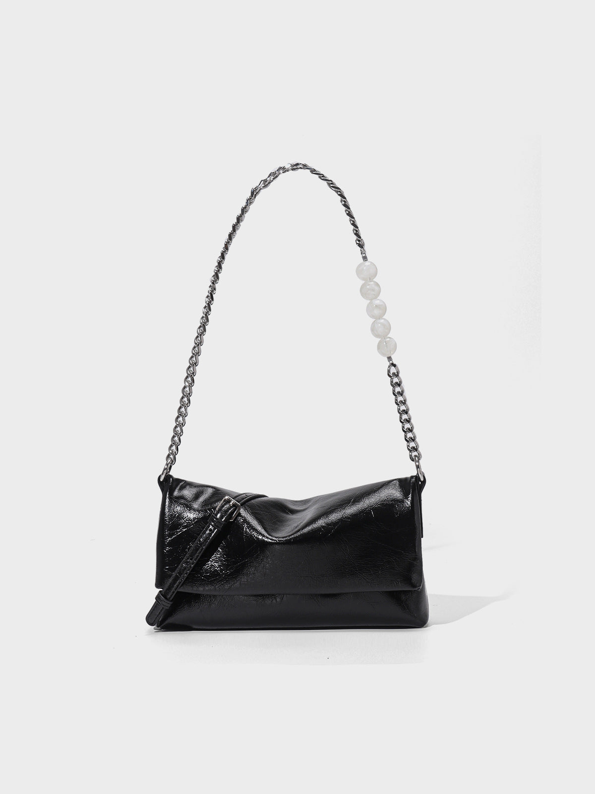 High-end niche design genuine leather women's shoulder messenger bag
