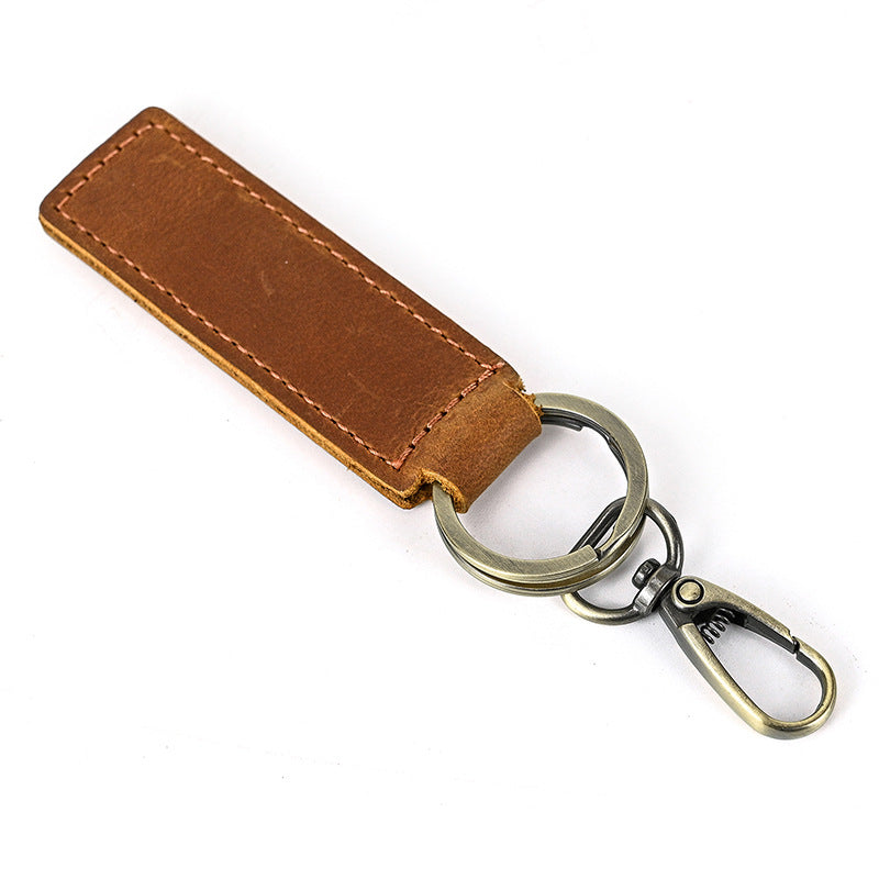 Genuine leather original personalized retro bag pendant
