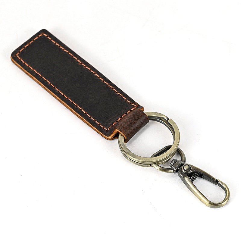 Genuine leather original personalized retro bag pendant